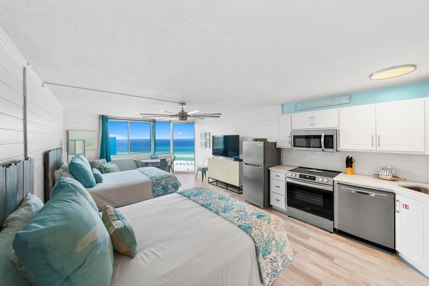 Sea The Gulf - Top Of The Gulf 809 - Beach Front Resort - Ocean View Free Beach Chair Service Panama City Beach Buitenkant foto